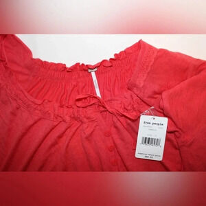 Free People NWT Camelia Blouse Top Large